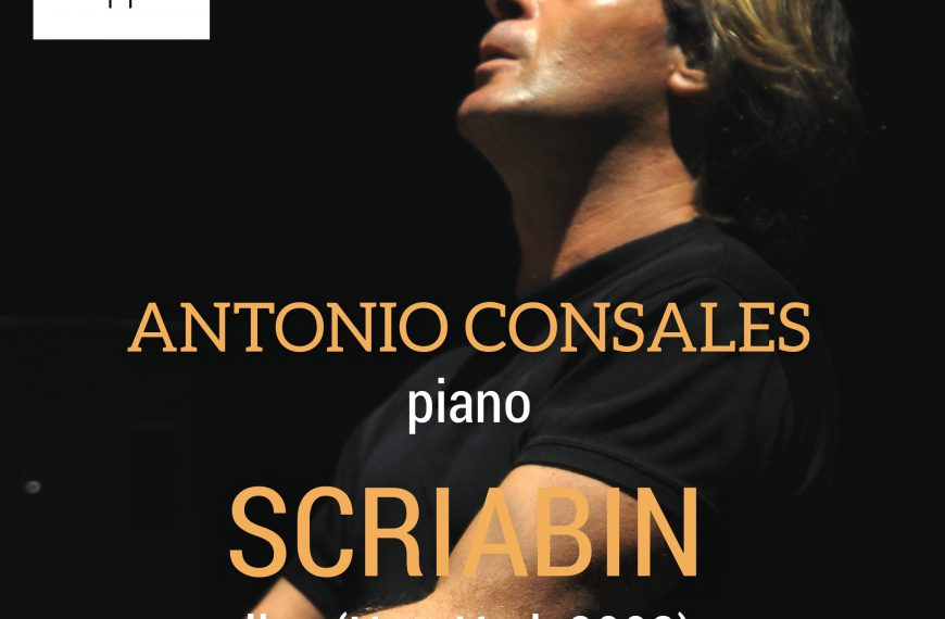 Antonio Consales plays Scriabin, now on all major digital stores worldwide!